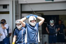 F1 technical staff in Baku conducting pre-racing tests (PHOTO)