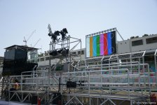 F1 technical staff in Baku conducting pre-racing tests (PHOTO)