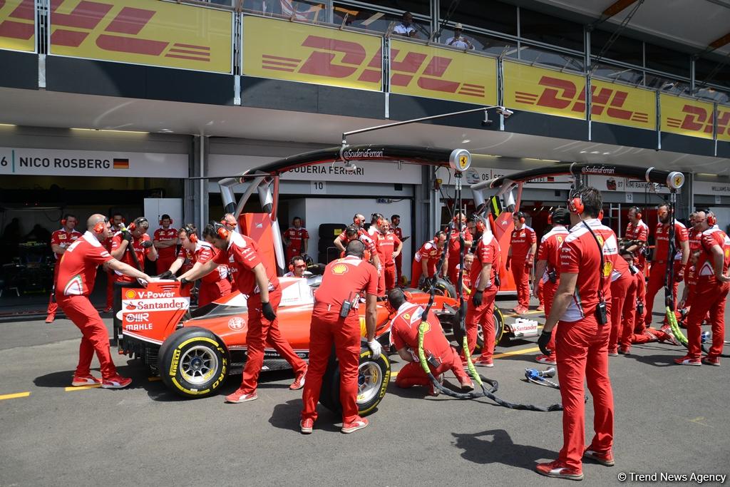 F1 technical staff in Baku conducting pre-racing tests (PHOTO)