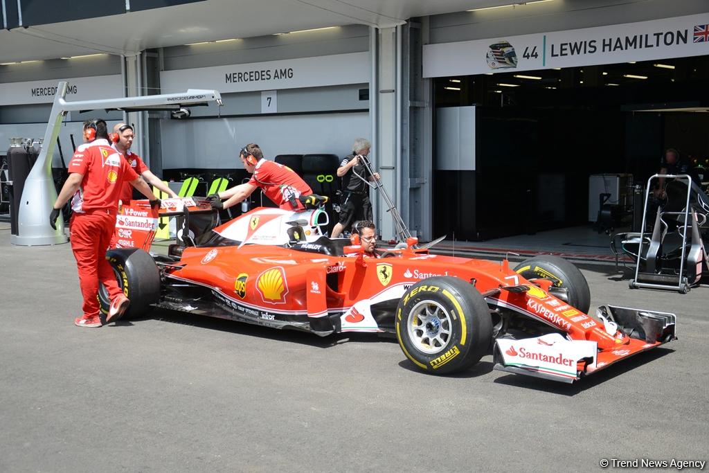 F1 technical staff in Baku conducting pre-racing tests (PHOTO)