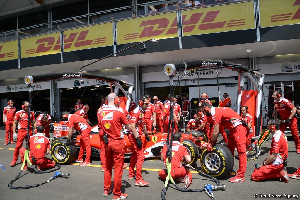 F1 technical staff in Baku conducting pre-racing tests (PHOTO)
