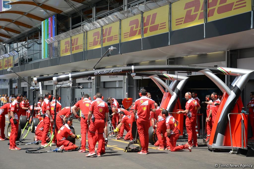 F1 technical staff in Baku conducting pre-racing tests (PHOTO)