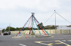 President Aliyev attends opening of Mashtaga-Bilgah highway, streets in Nardaran (PHOTO)