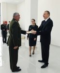 President Aliyev views residential building for servicemen
