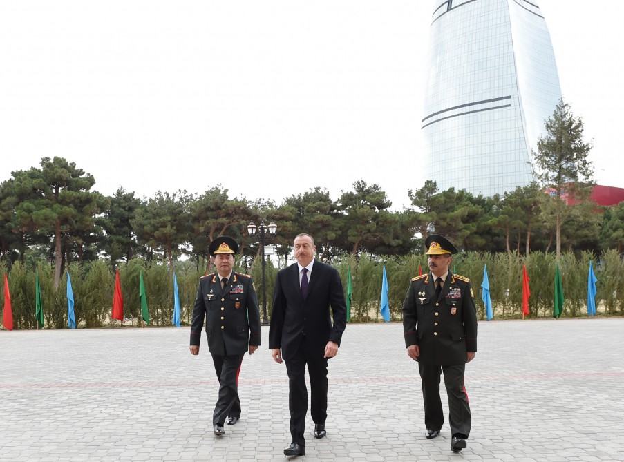 President Aliyev attends opening of new administrative building of General Staff of Armed Forces