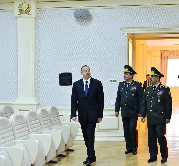 President Aliyev attends opening of new administrative building of General Staff of Armed Forces