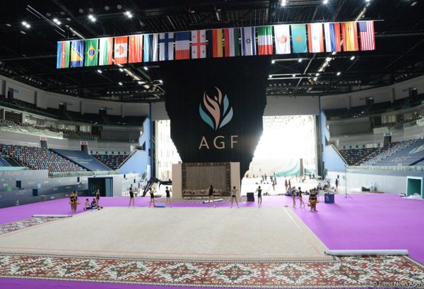 Baku getting ready for FIG World Cup Final in Rhythmic Gymnastics (PHOTOS)