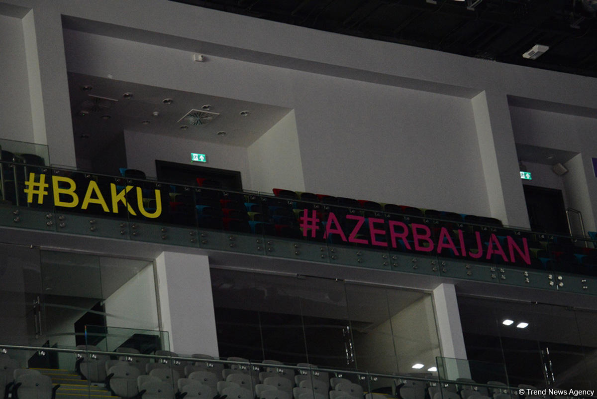 Baku getting ready for FIG World Cup Final in Rhythmic Gymnastics (PHOTOS)