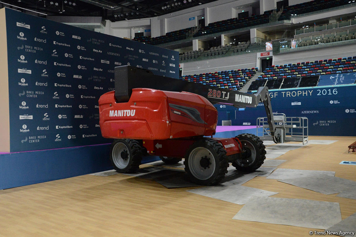 Baku getting ready for FIG World Cup Final in Rhythmic Gymnastics (PHOTOS)