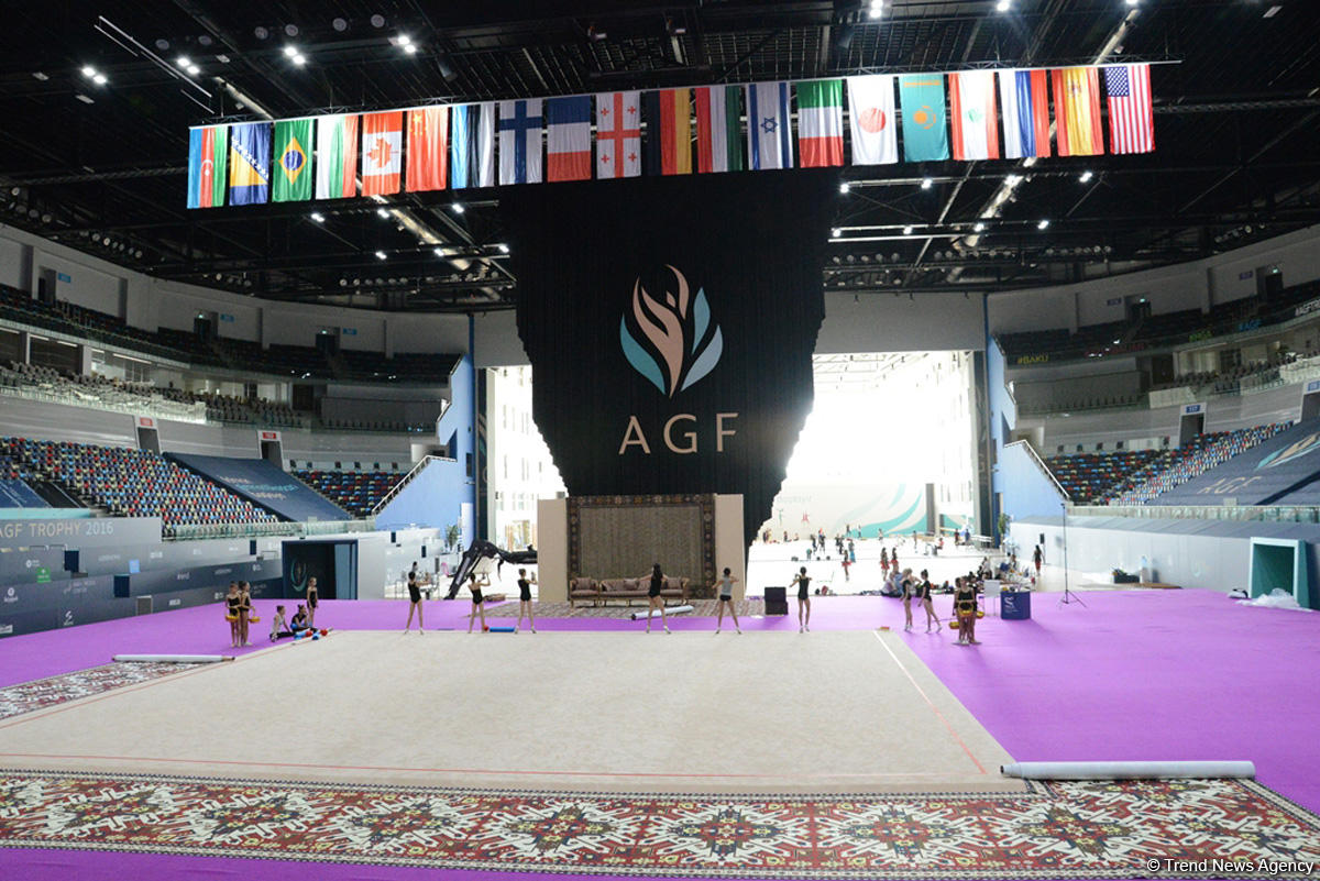 Baku getting ready for FIG World Cup Final in Rhythmic Gymnastics (PHOTOS)
