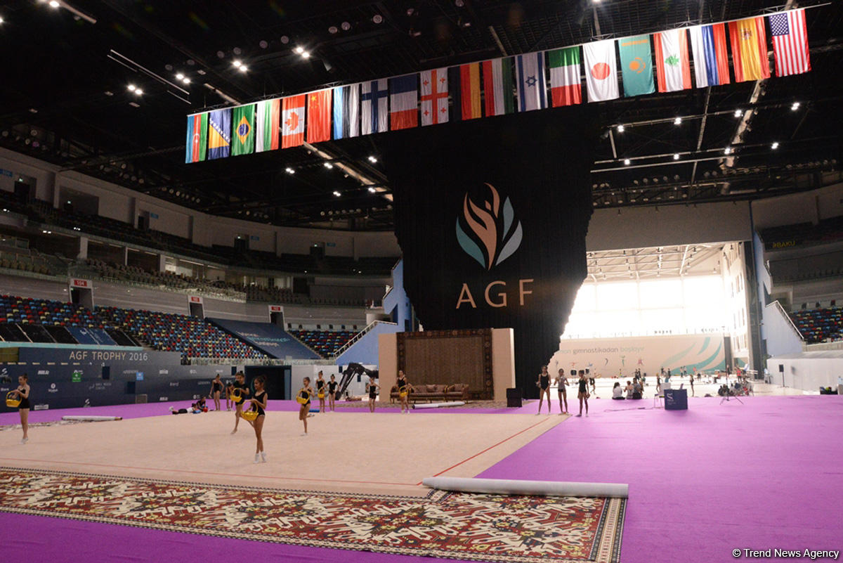 Baku getting ready for FIG World Cup Final in Rhythmic Gymnastics (PHOTOS)