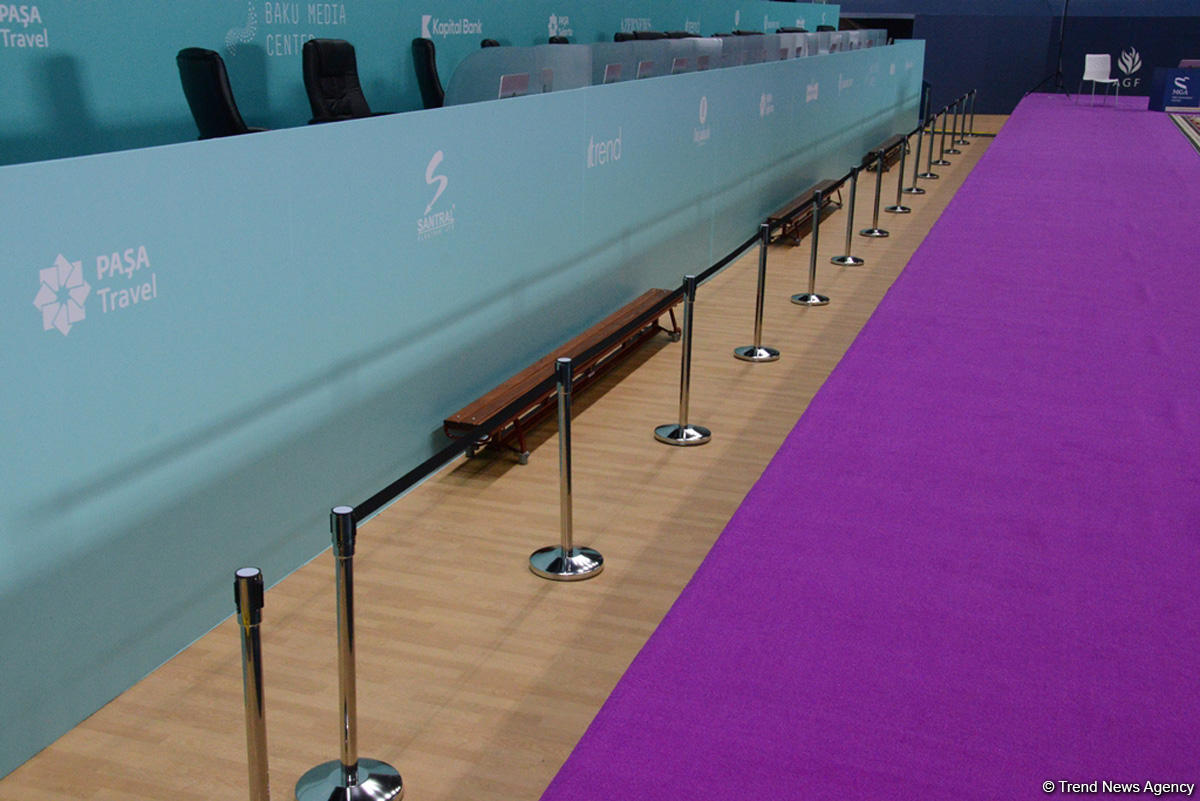 Baku getting ready for FIG World Cup Final in Rhythmic Gymnastics (PHOTOS)
