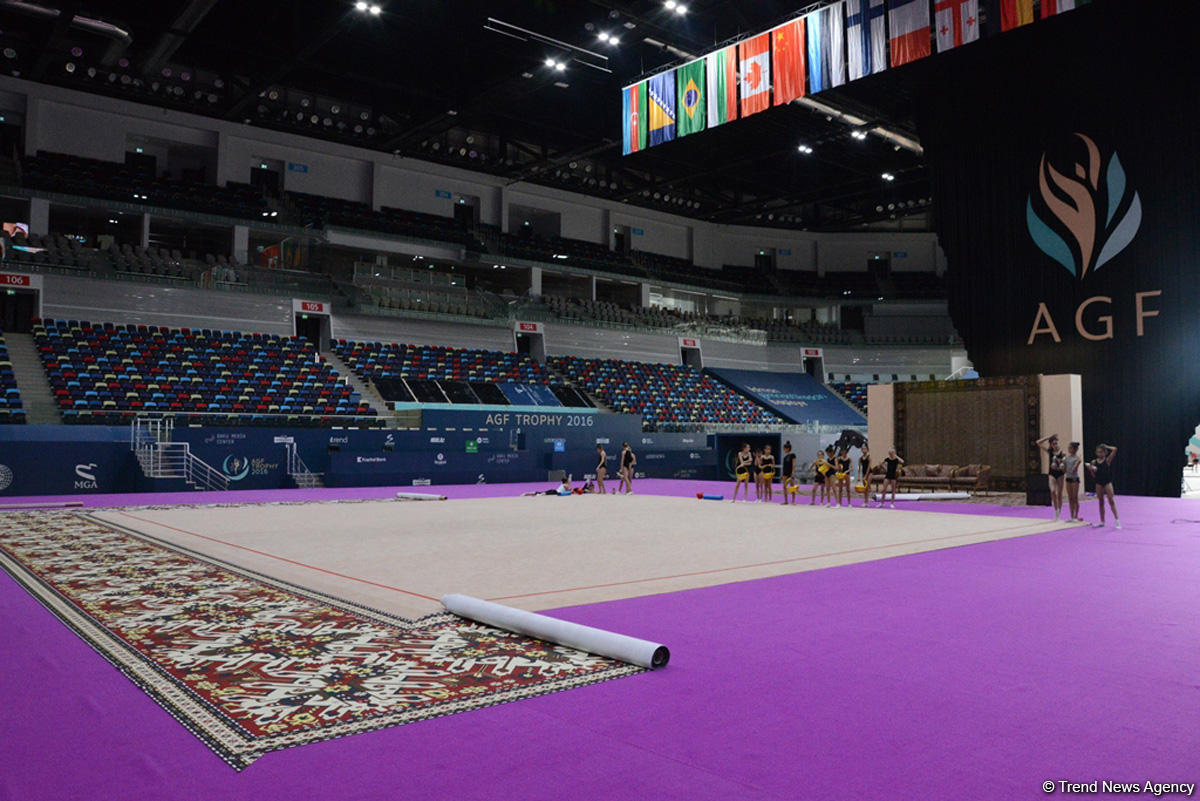 Baku getting ready for FIG World Cup Final in Rhythmic Gymnastics (PHOTOS)