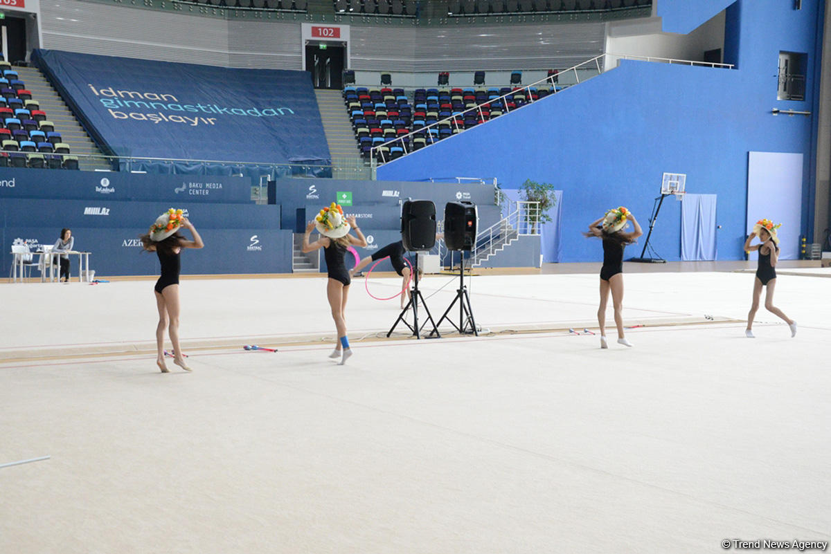 Baku getting ready for FIG World Cup Final in Rhythmic Gymnastics (PHOTOS)