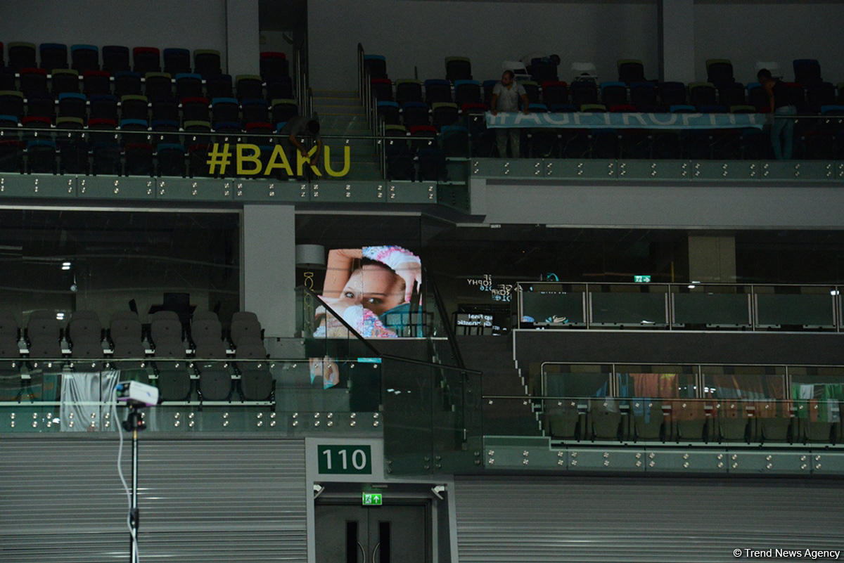 Baku getting ready for FIG World Cup Final in Rhythmic Gymnastics (PHOTOS)