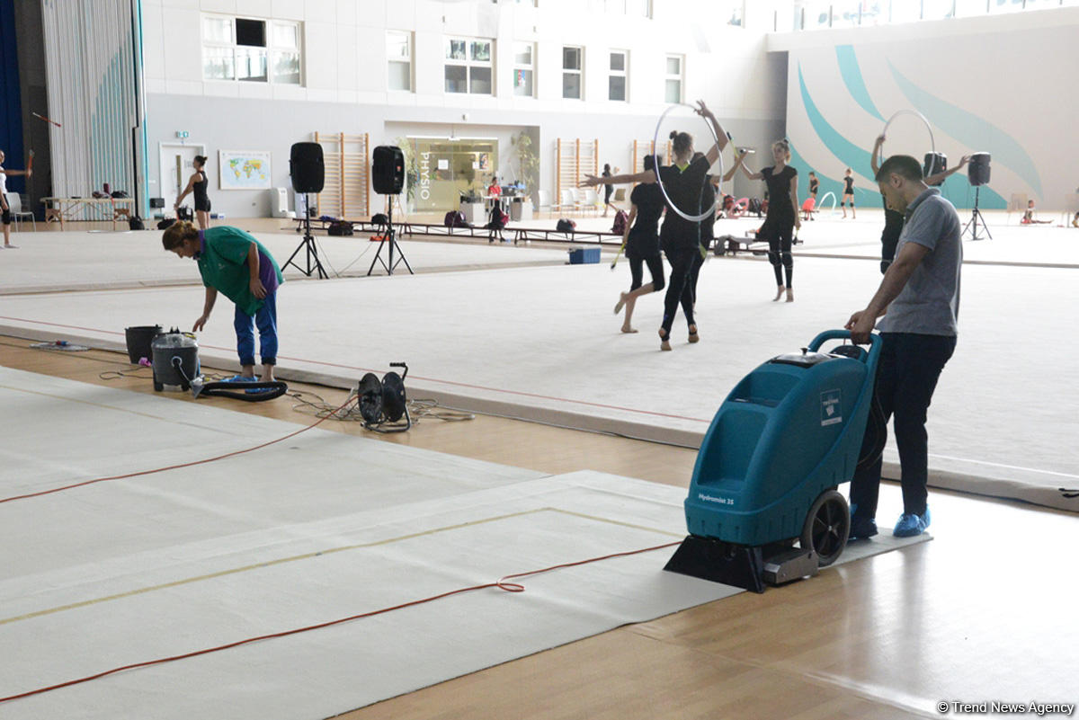 Baku getting ready for FIG World Cup Final in Rhythmic Gymnastics (PHOTOS)