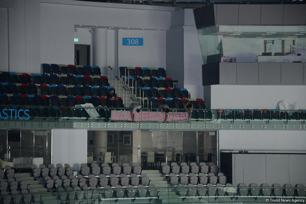 Baku getting ready for FIG World Cup Final in Rhythmic Gymnastics (PHOTOS)