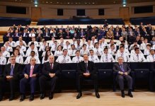 Azerbaijani president attends see-off ceremony for athletes competing at Rio Olympics (PHOTO)