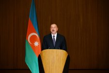 Azerbaijani president attends see-off ceremony for athletes competing at Rio Olympics (PHOTO)
