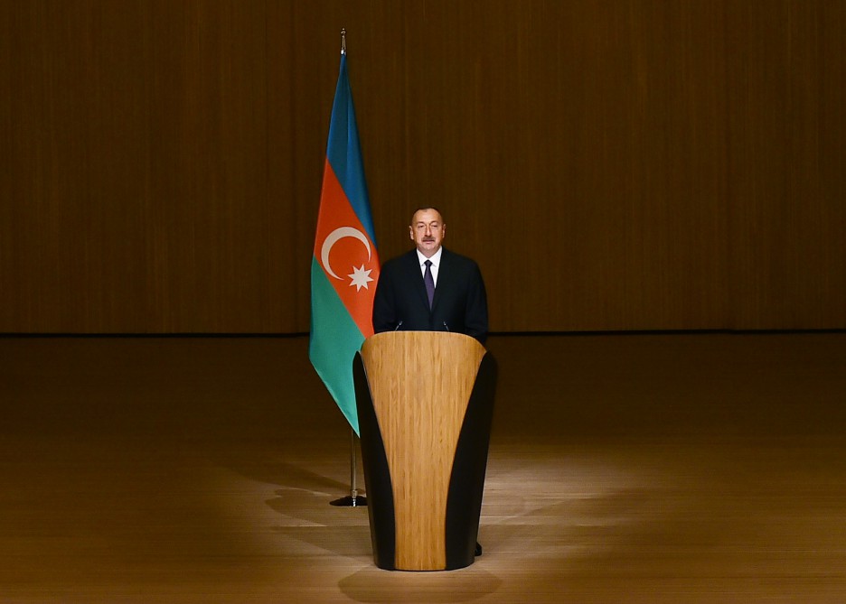 Azerbaijani president attends see-off ceremony for athletes competing at Rio Olympics (PHOTO)