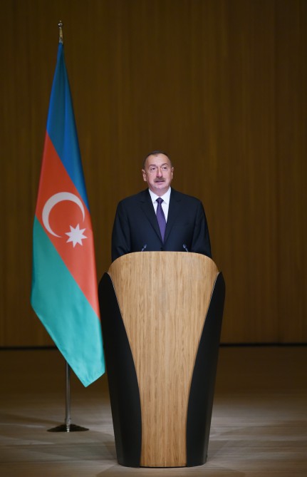 Azerbaijani president attends see-off ceremony for athletes competing at Rio Olympics (PHOTO)