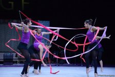 Podium trainings start for major FIG rhythmic gymnastics event in Baku