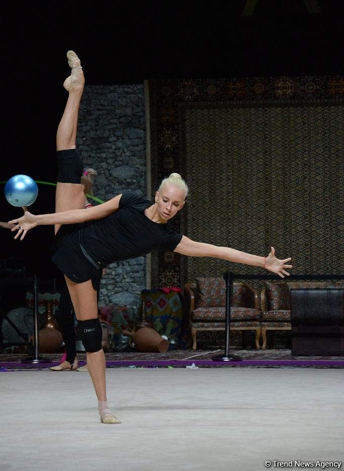Podium trainings start for major FIG rhythmic gymnastics event in Baku