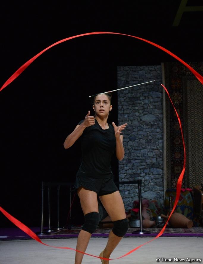 Podium trainings start for major FIG rhythmic gymnastics event in Baku