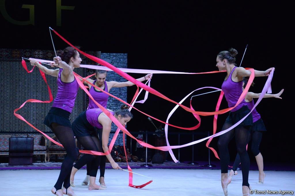 Podium trainings start for major FIG rhythmic gymnastics event in Baku