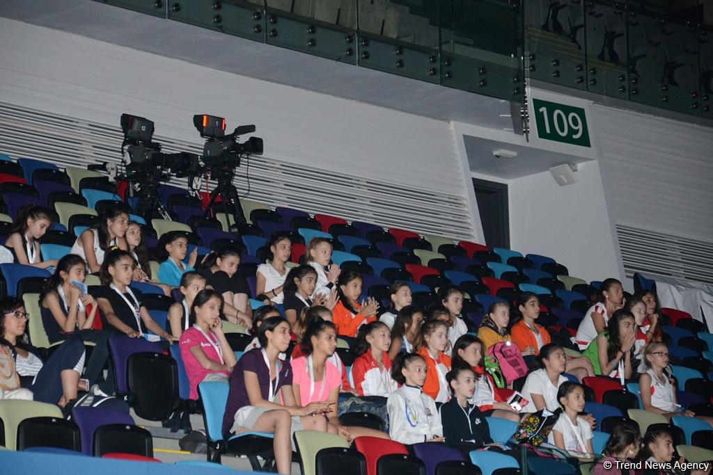Podium trainings start for major FIG rhythmic gymnastics event in Baku