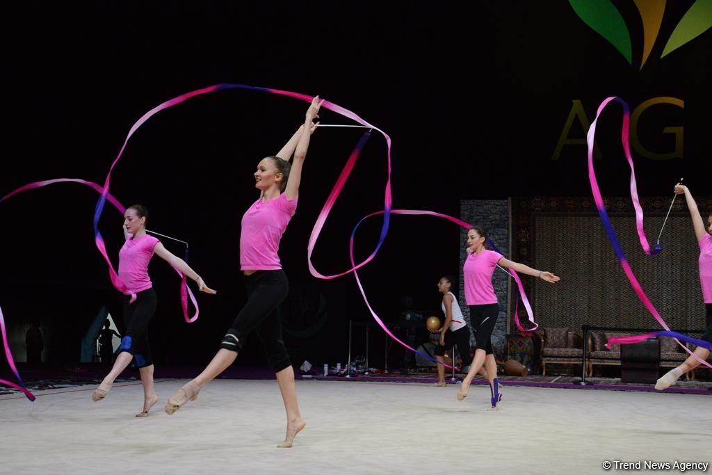 Podium trainings start for major FIG rhythmic gymnastics event in Baku
