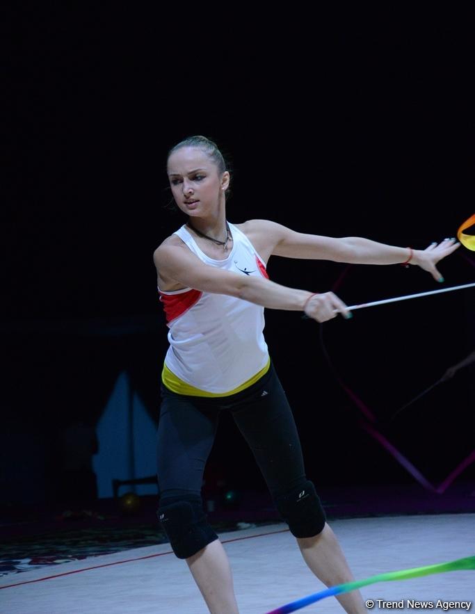 Podium trainings start for major FIG rhythmic gymnastics event in Baku