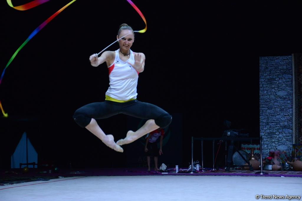Podium trainings start for major FIG rhythmic gymnastics event in Baku
