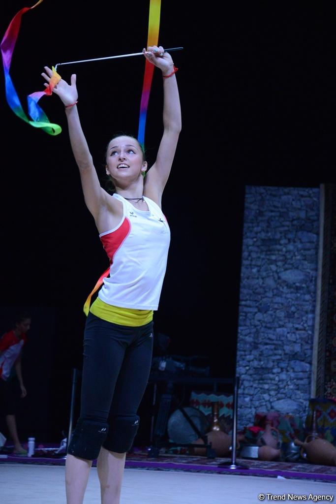 Podium trainings start for major FIG rhythmic gymnastics event in Baku