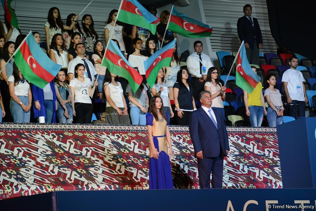 Baku hosts opening ceremony for FIG World Cup Final in Rhythmic Gymnastics (PHOTO)