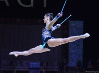 Day 2 of Rhythmic Gymnastics World Cup Final in photos