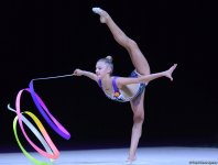 Day 2 of Rhythmic Gymnastics World Cup Final in photos