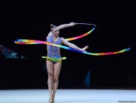 Russian gymnast wins gold medal at FIG World Cup Final in Baku (PHOTO)