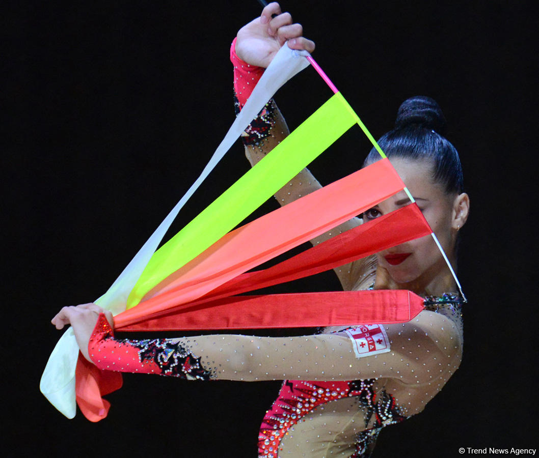 Day 2 of Rhythmic Gymnastics World Cup Final in photos