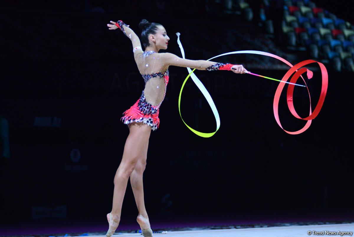 Day 2 of Rhythmic Gymnastics World Cup Final in photos