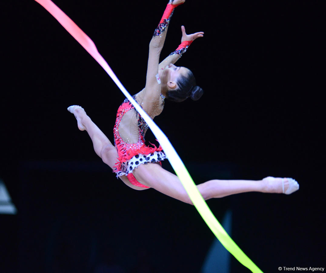 Day 2 of Rhythmic Gymnastics World Cup Final in photos