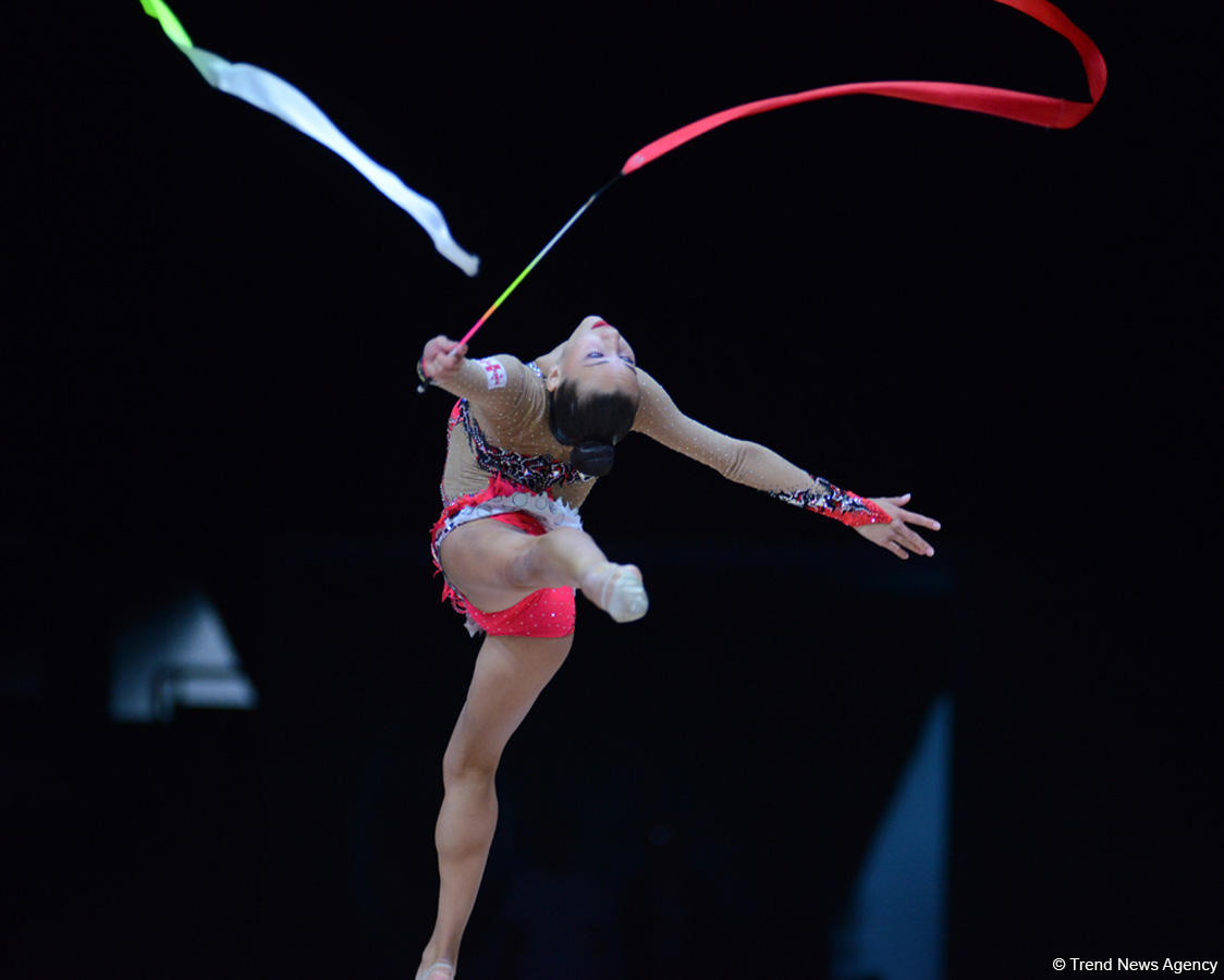 Day 2 of Rhythmic Gymnastics World Cup Final in photos