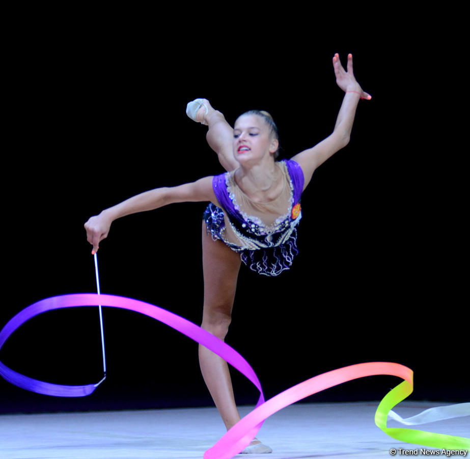 Day 2 of Rhythmic Gymnastics World Cup Final in photos