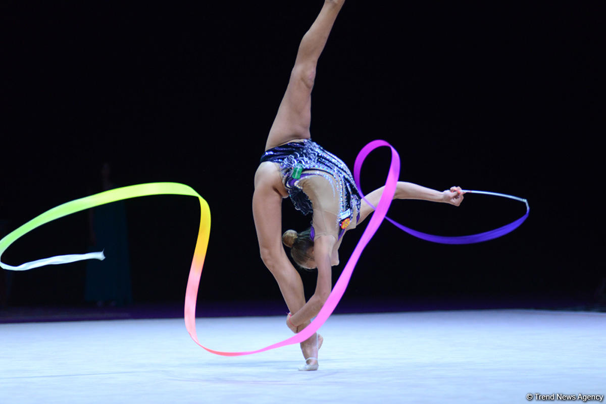 Day 2 of Rhythmic Gymnastics World Cup Final in photos