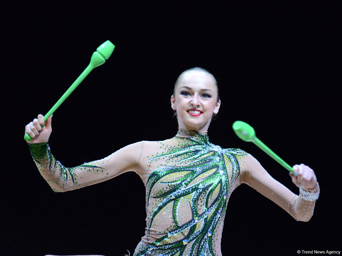 Day 2 of Rhythmic Gymnastics World Cup Final in photos