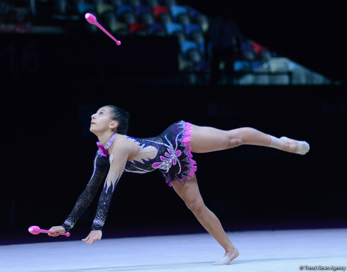 Day 2 of Rhythmic Gymnastics World Cup Final in photos