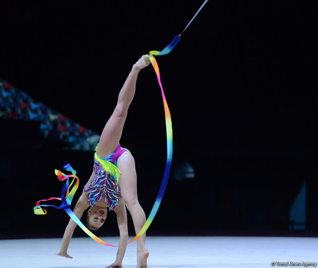 Russian gymnast wins gold medal at FIG World Cup Final in Baku (PHOTO)