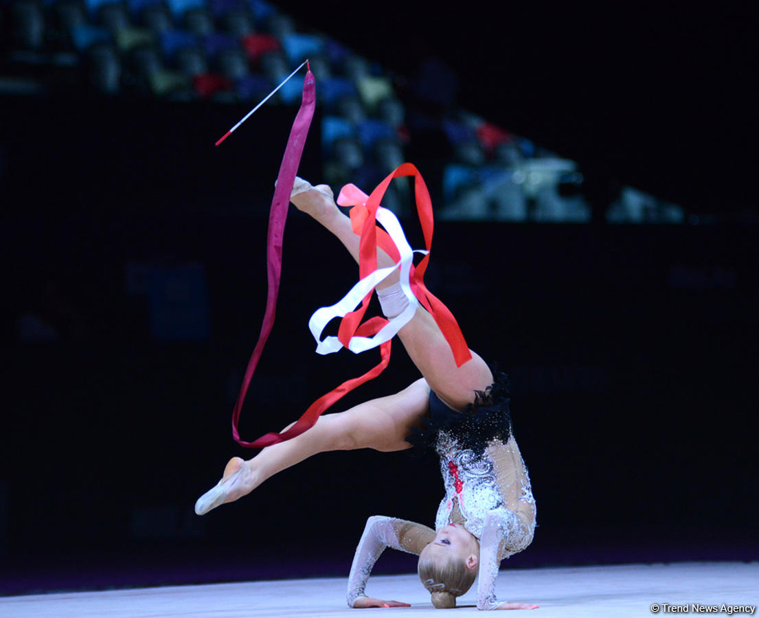 Russian gymnast wins gold medal at FIG World Cup Final in Baku (PHOTO)