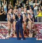 FIG World Cup in Baku: Winners in group exercises awarded (PHOTO)