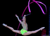 Beauty and grace: performances with ribbon at FIG World Cup in Baku (PHOTOS)